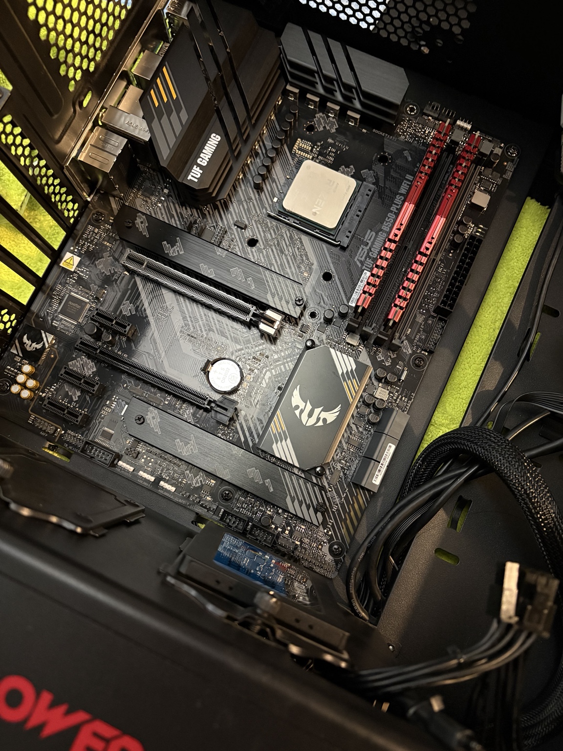 PC motherboard component installation